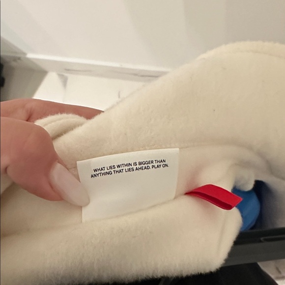 Wilson Varsity Jacket Cream Blue Red White USA Made Mens Size Medium - Picture 10 of 10